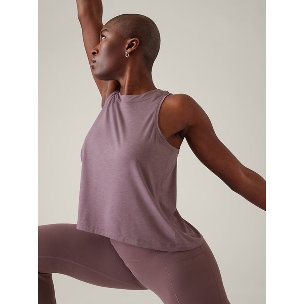 Athleta | Activewear Workout Gym Crossover Open Back Tank Top Fitness- Sz M